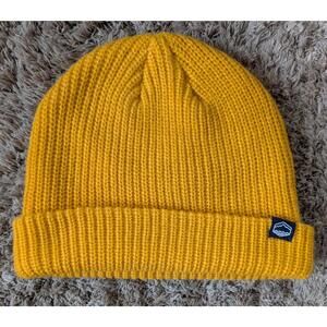 Alpine Sea Co. Yellow Knit Beanie Winter Hat Unisex Adult